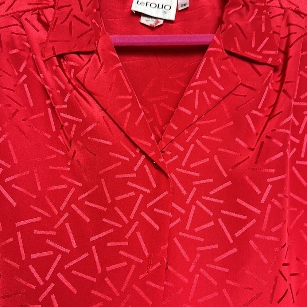 Vintage Le Folio button down blouse - Picture 3 of 9